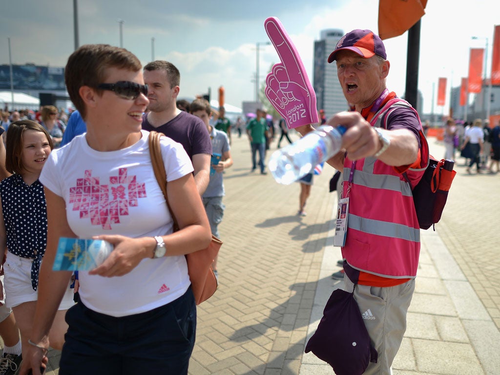 Olympic volunteers have helped to make the Games special