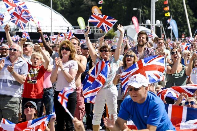 Simply the best: Olympic crowds cheer with un-British abandon