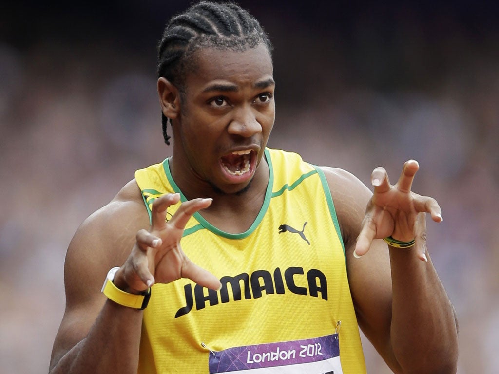 Beauty of the Beast Before the serious business of the sprint finals came the serious showbiz of the runners' introductions. And leading the way, with a lion's roar now being copied from Sheffield to Shanghai, was Yohan Blake, aka 'the Beast'