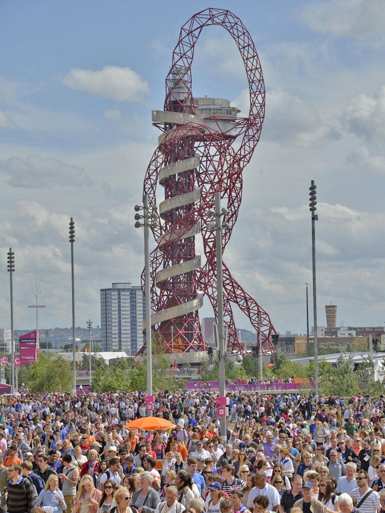 It's safe to say crowds didn't exactly flock to watch Ed Miliband's campaign launch, unlike the Olympics three years ago (PA)