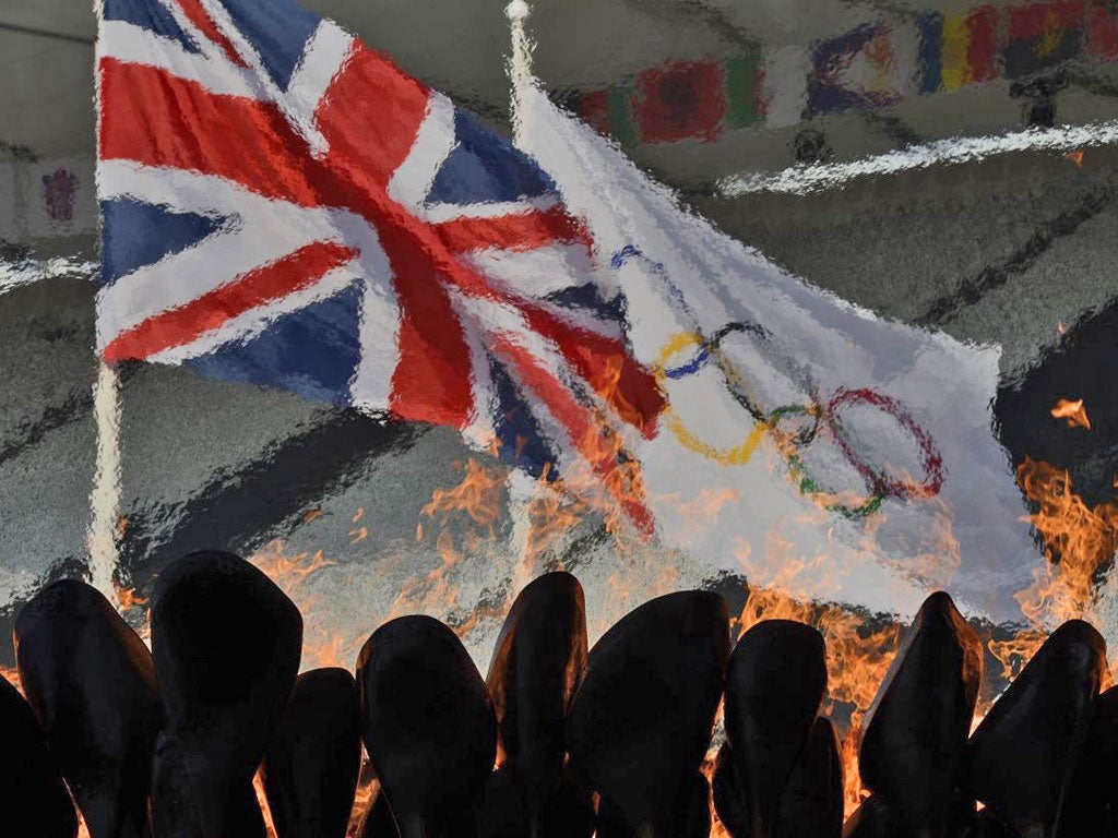 10. And... Britain: Be it our medal-harvesting athletes, volunteers,
soldiers, happy spectators – it’s all gone pretty well. Even the
weather has behaved. Pats on the back all round