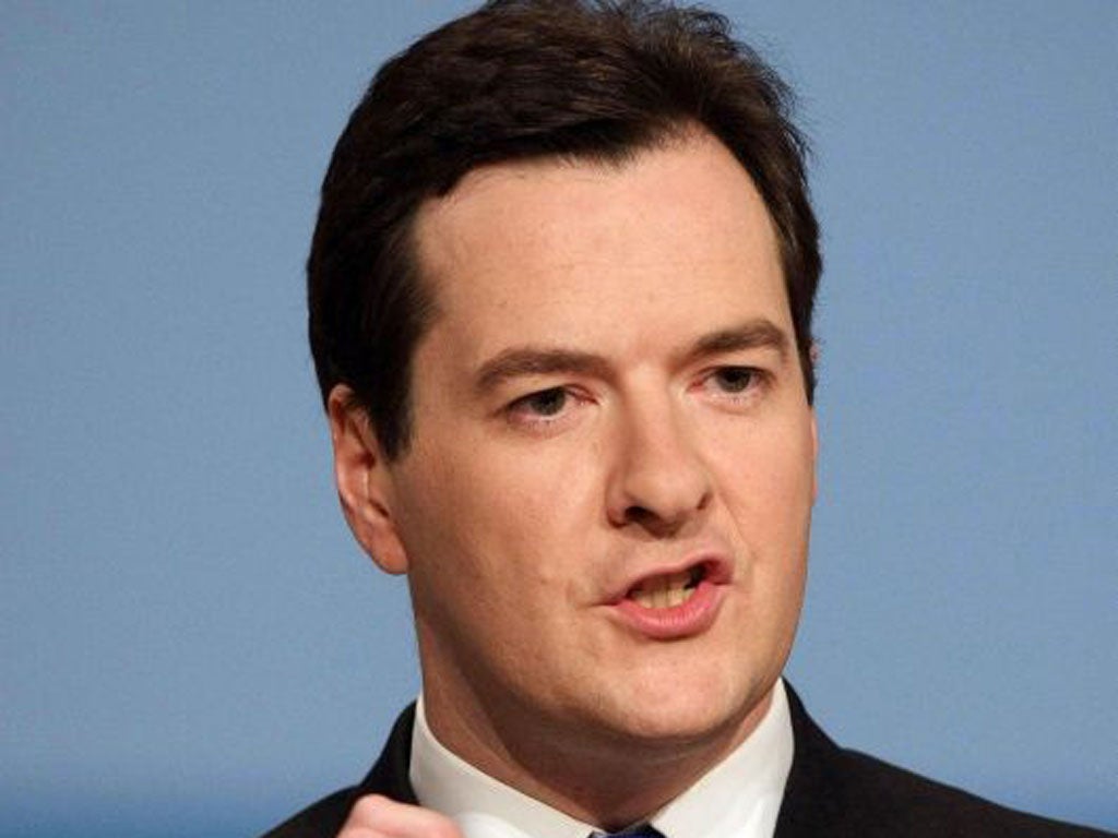 George Osborne: Cutting the top rate of tax has not won him the
support of millionaires