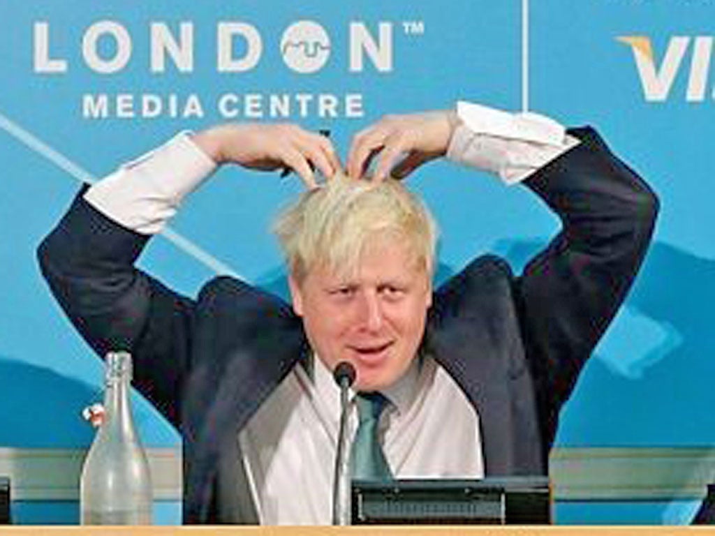 BoJo does a Mo: Boris Johnson paid tribute to Mo Farah as he declared London 2012 “the greatest Games ever” at a press conference yesterday. The Mayor of London even did the “Mobot”