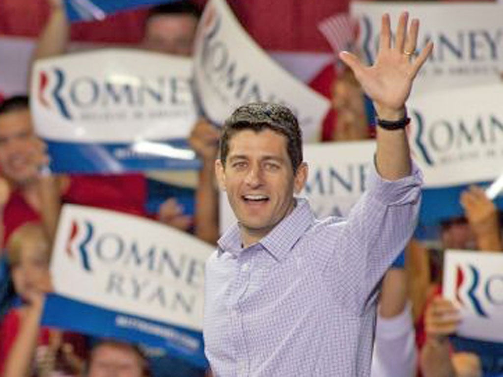 Paul Ryan went solo for the first time yesterday as vice presidential candidate to-be