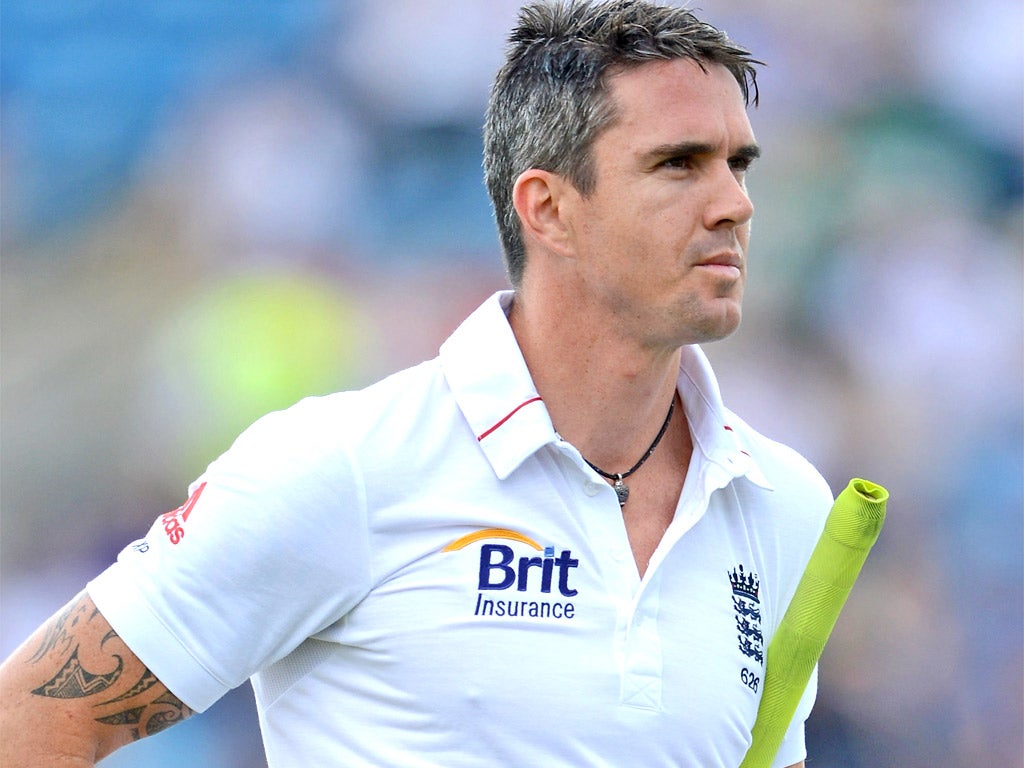 Pietersen is not allowed to play for Surrey in today's county championship match against Middlesex