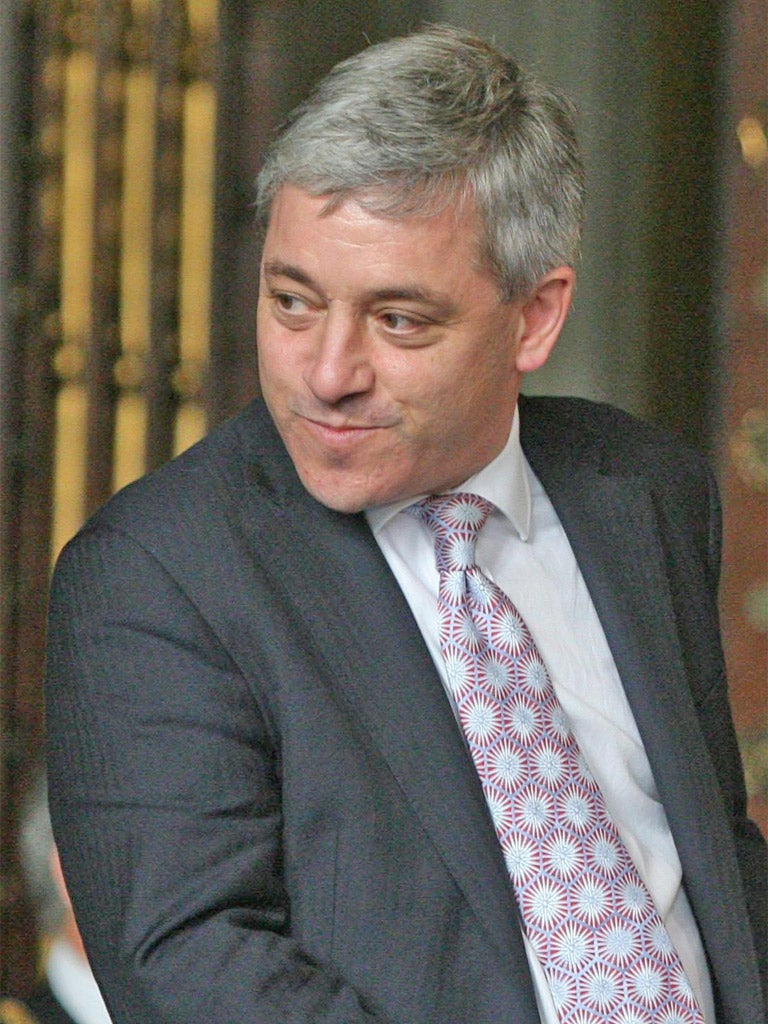 John Bercow: 'sometimes people who haven’t perhaps achieved what they wanted to achieve in their political career can display some sign of resentment'