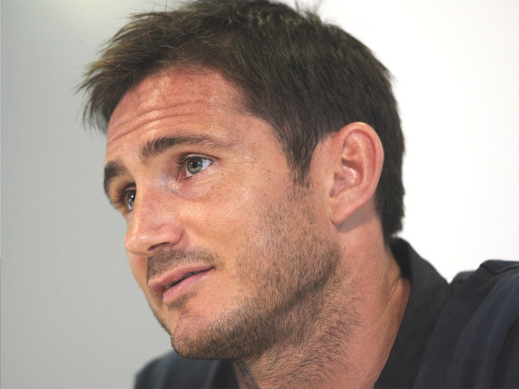 Frank Lampard is one of the few senior players cleared to play in tonight’s friendly
