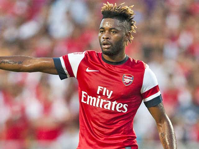 Alex Song represented Arsenal before moving to Barcelona