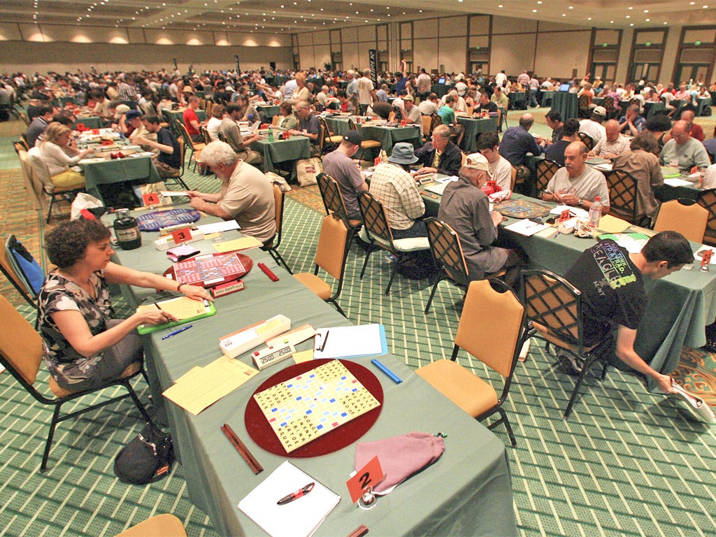 The five-day Scrabble tournament in Orlando attracts hundreds of wordsmiths and has a top prize of £6,400