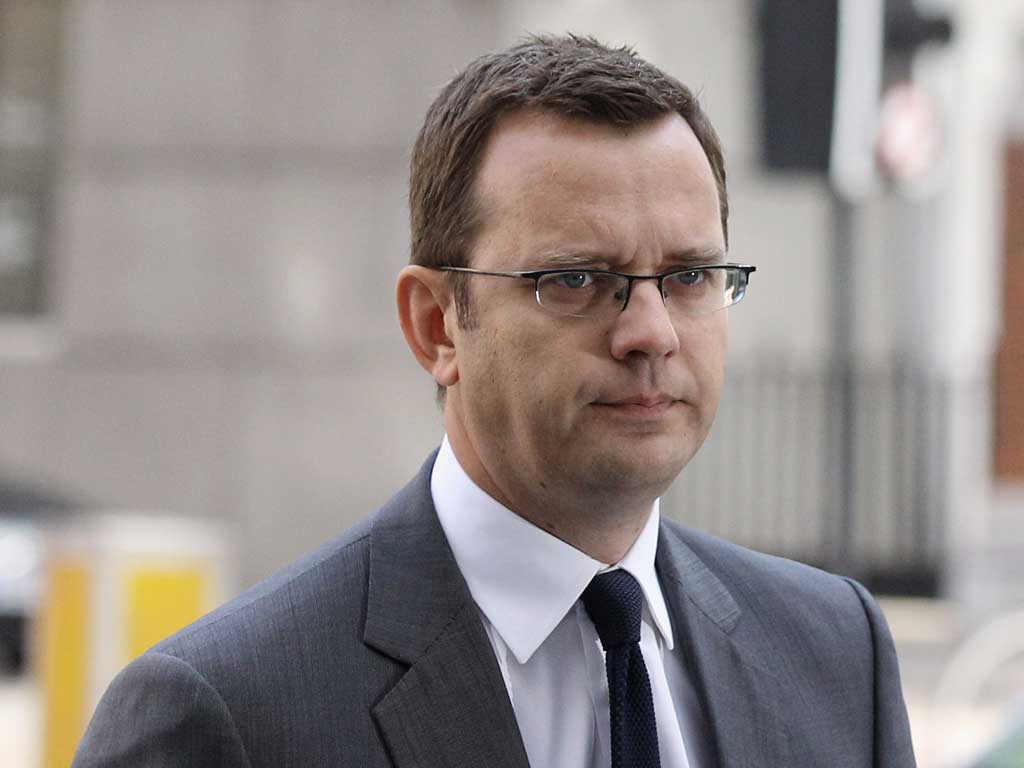 Andy Coulson arrives at Westminster Magistrates Court today