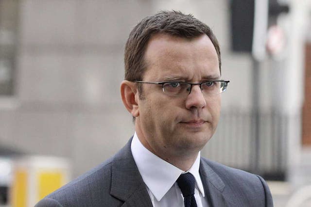 Andy Coulson pleaded not guilty to one charge of conspiring with others to intercept mobile phone voicemail messages between 3 October 2000 and 9 August 2006