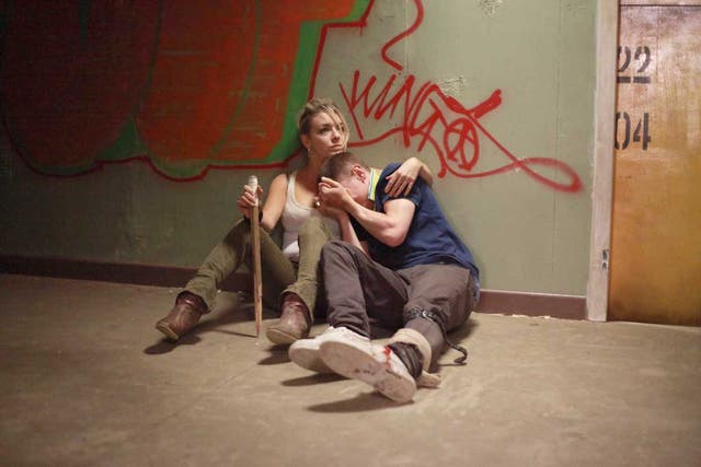 Sheridan Smith (left) stars in sniper thriller Tower Block