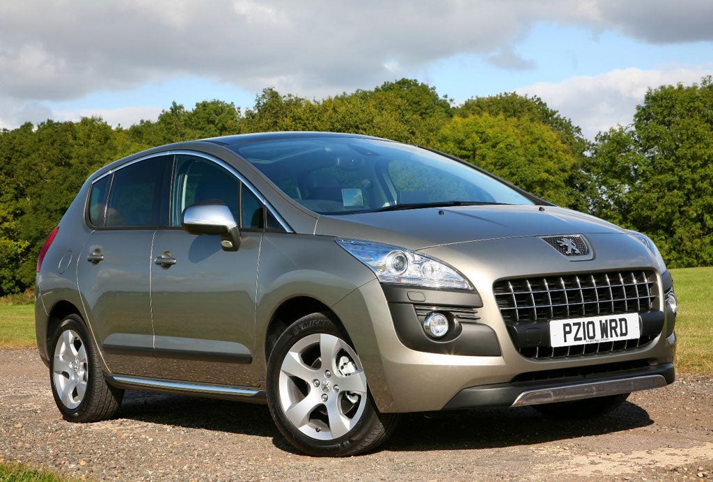 Good value: The Peugeot 3008 is more like a large estate than a clumsy 4x4, but it will still be bigger than a Fabia