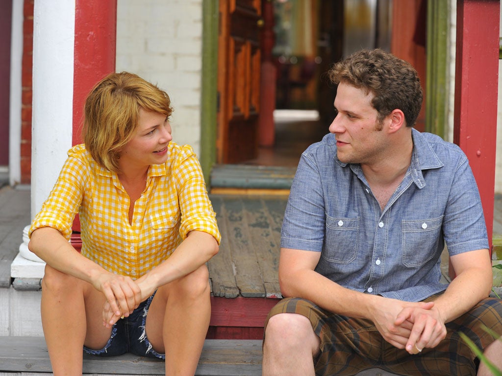 Love talk: Michelle Williams and Seth Rogen in Sarah Polley's debut, 'Take This Waltz'