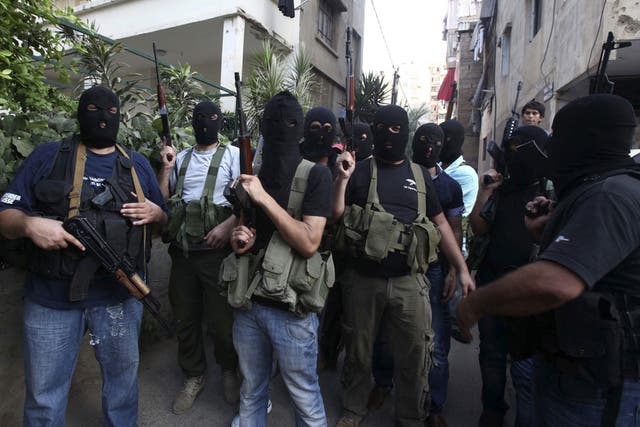 Lebanese gunmen from the al-Moqdad clan in southern Beirut