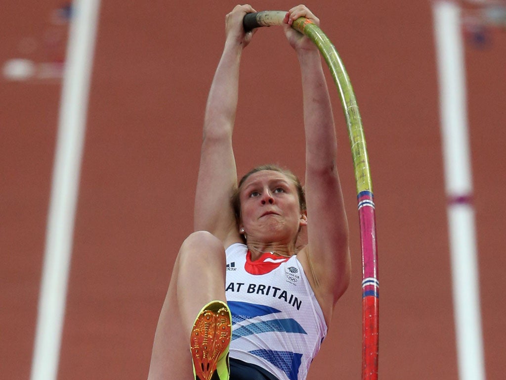 Holly Bleasdale in action during her disappointing London Games