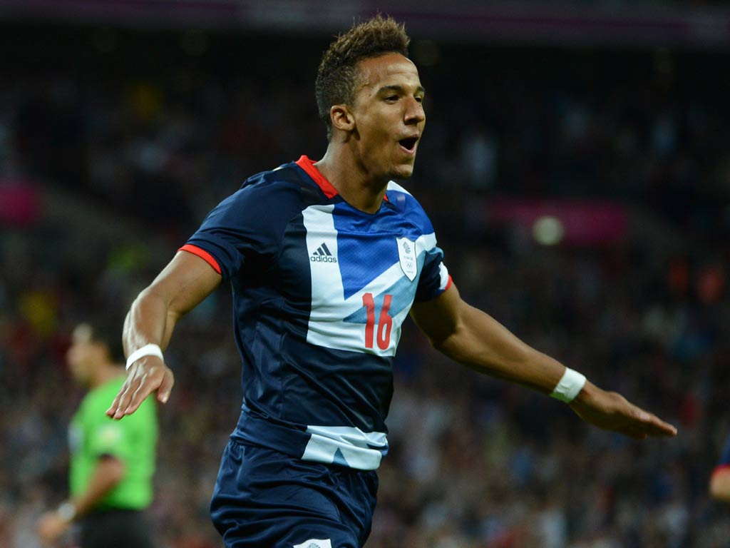 Scott Sinclair in action at the Olympics