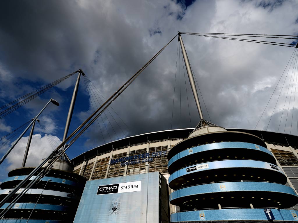 A view of Manchester City's Etihad Stadium - something of a fortress
