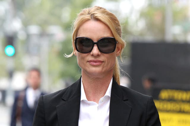 'Desperate Housewives' star, Nicollette Sheridan arrives at court in Los Angeles. An appeals court in Los Angeles ruled Thursday August 16, 2012 that Sheridan is not entitled to a new trial on her claim that she was wrongfully fired from the series but th
