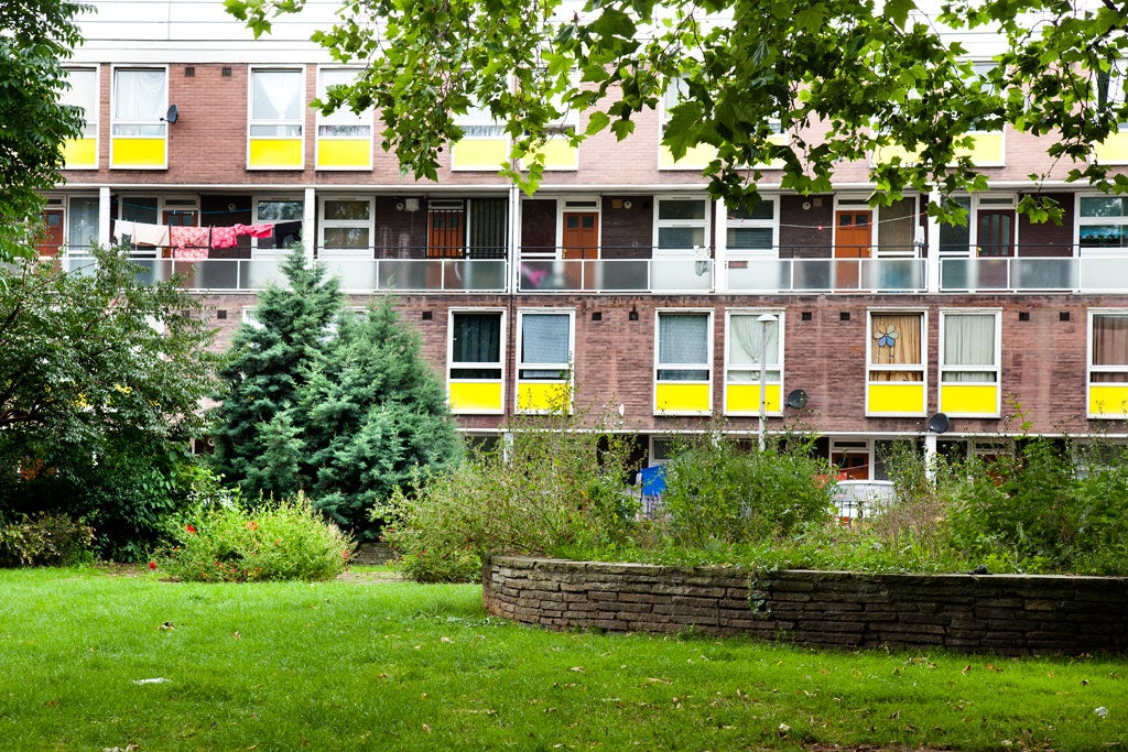 Rub of the green: The gardens at the estate on which Popham now lives