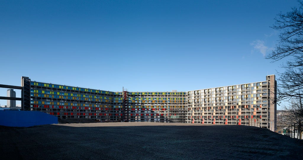 National pride: Park Hill in Sheffield was listed in 2000