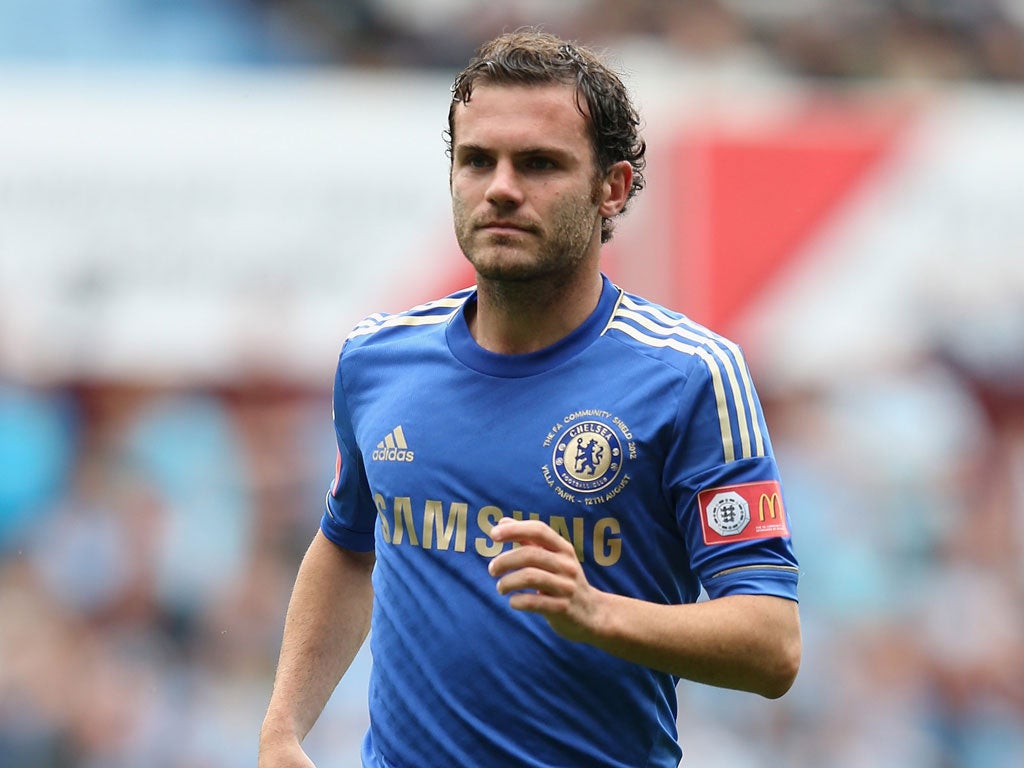 Juan Mata: The midfielder needs to recharge his batteries, says
Chelsea's manager, Roberto Di Matteo.