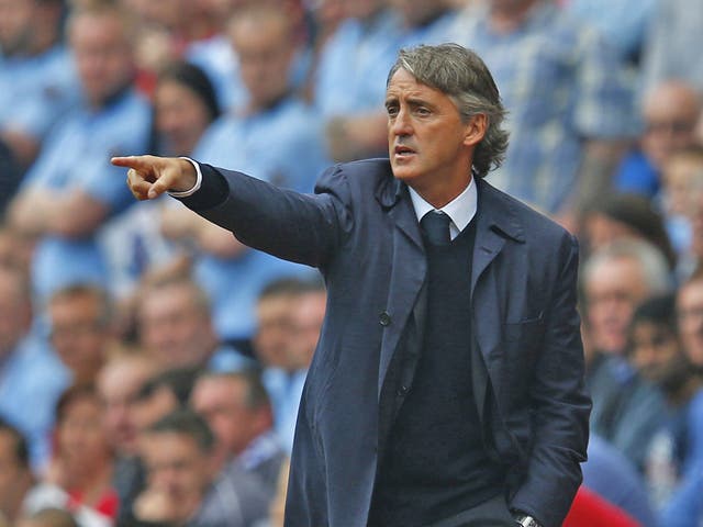 Roberto Mancini believes his side are not the title favourites