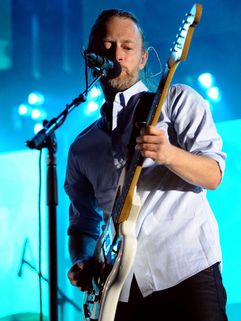 Radiohead's Thom Yorke (nominated in the Visionary category)