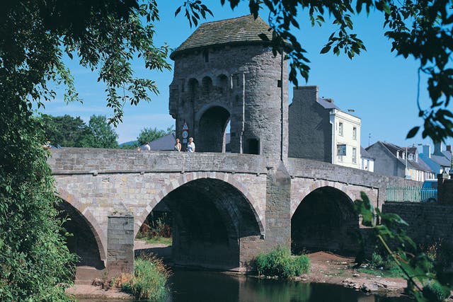 Walking tour: Monmouth Bridge is the starting point for a 40-mile trek to the town of Hay-on-Wye