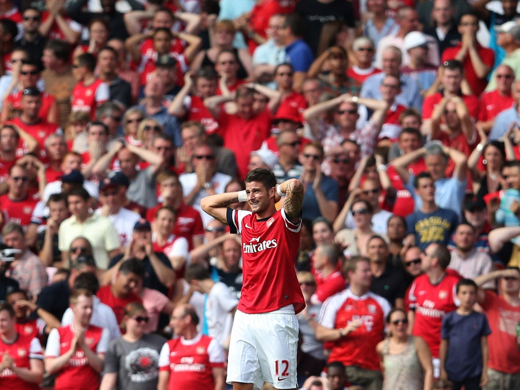 Giroud is confident things will all soon fall into place with Arsenal