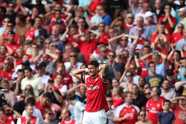 Giroud is confident things will all soon fall into place with Arsenal