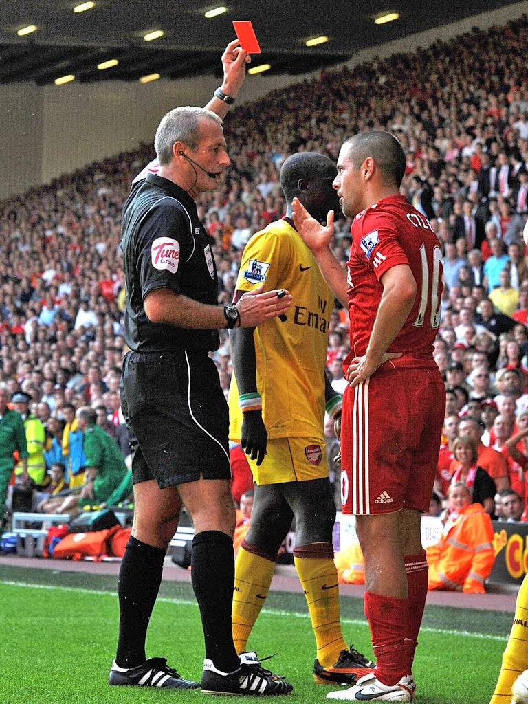 <b>Joe Cole</b><br/>
<b>LIVERPOOL v Arsenal 2010</b><br/>
Forever tipped to be something special, the winger's £90k-a-week move to Liverpool had all the signs of a fresh start. But a reckless lunge on Arsenal new boy Laurent Koscielny ended Cole's league debut in style, picking up a straight red. He missed a penalty in his next match, a Europa League qualifier against Trabzonspor, and never recovered before a seemingly reinvigorating loan move to French champions Lille.