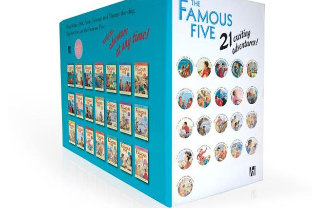 1. Famous Five Classic 21 book box set

£29.99, amazon.co.uk

Transport little ones into a world of adventure with Enid Blyton's books. With lovely artwork, this is perfect to pass down to generations.