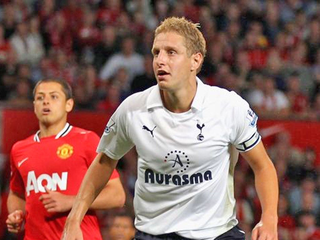 Michael Dawson: The former Spurs captain is out of favour with
new coach Andre Villas-Boas