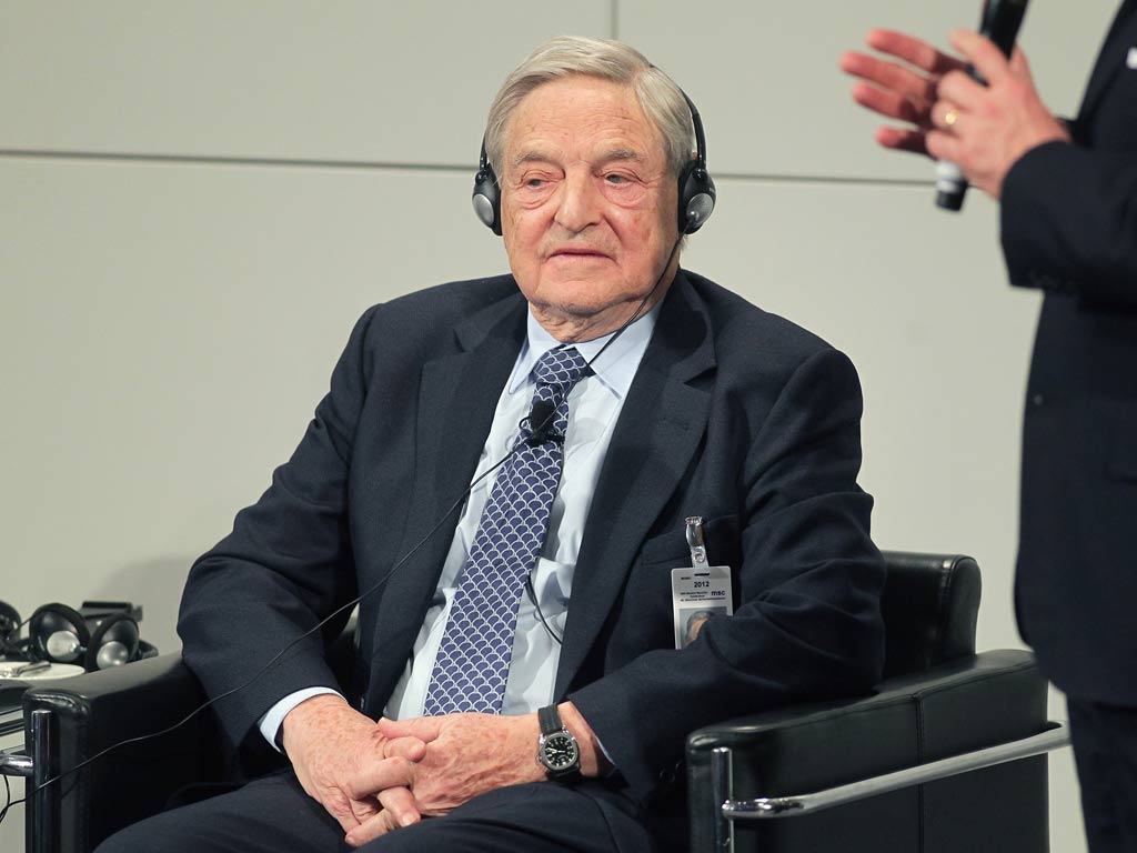 George Soros pictured in 2012