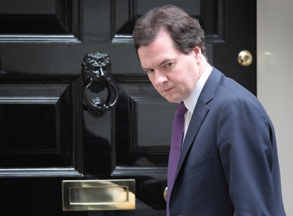 The borrowing figures are a further blow to the Chancellor George Osborne 