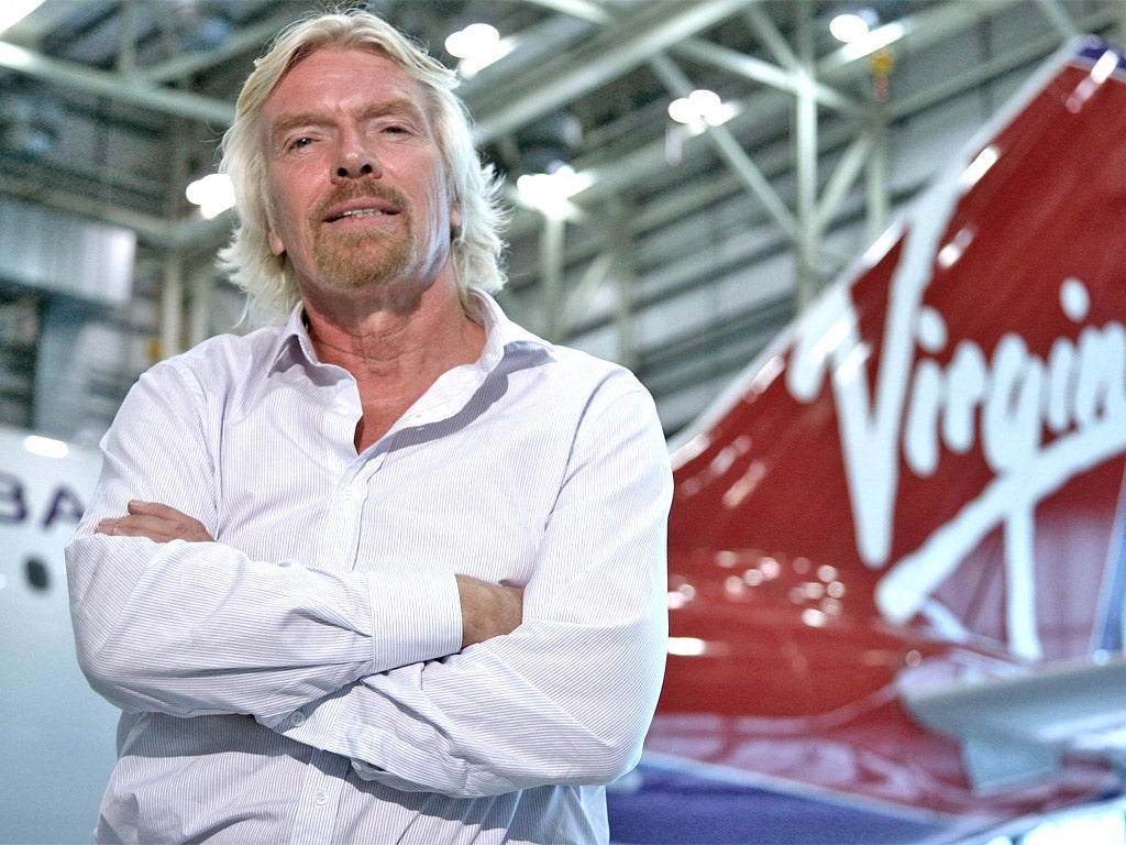 Sir Richard Branson's Virgin wants all 12 slots out of Heathrow that BA was forced to give up when it took over BMI