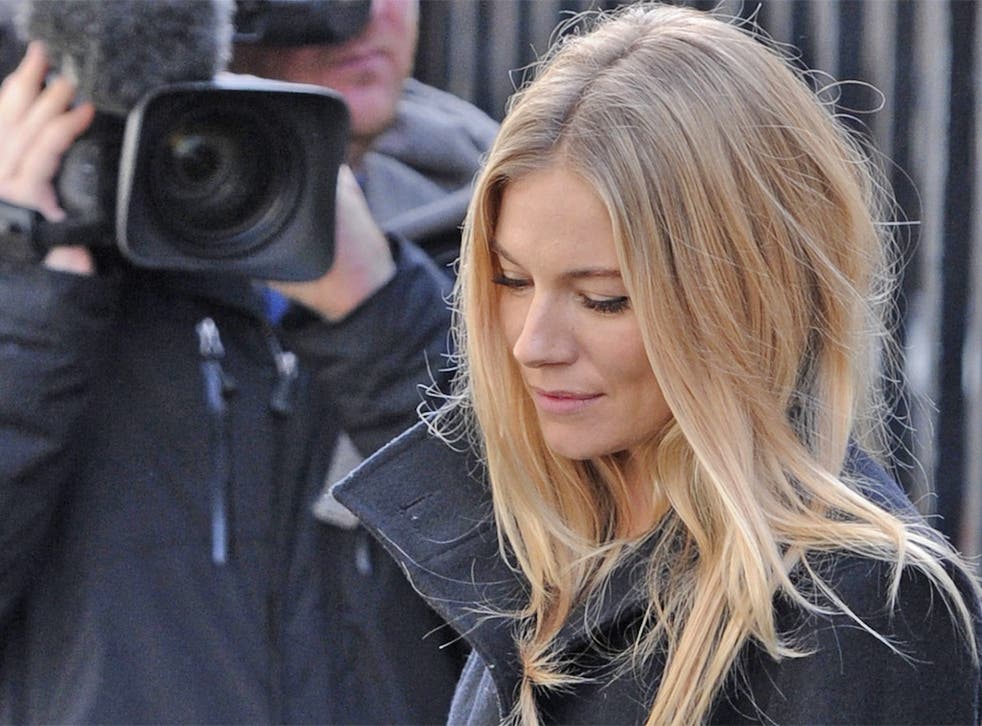 The actress Sienna Miller told the Leveson Inquiry of her distress after her voicemails were hacked into
