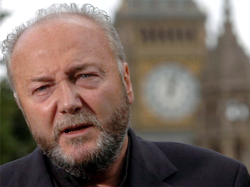 Outspoken politician George Galloway