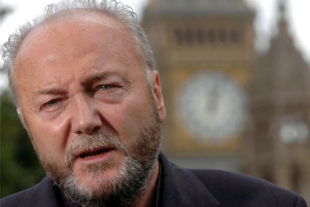 Outspoken politician George Galloway