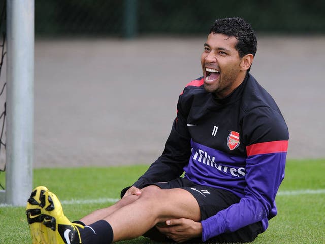 Arsenal's Andre Santos