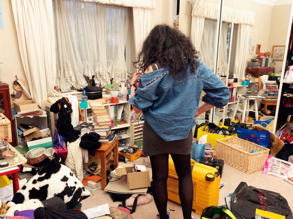 A messy bedroom knocks about £8,000 off the house price