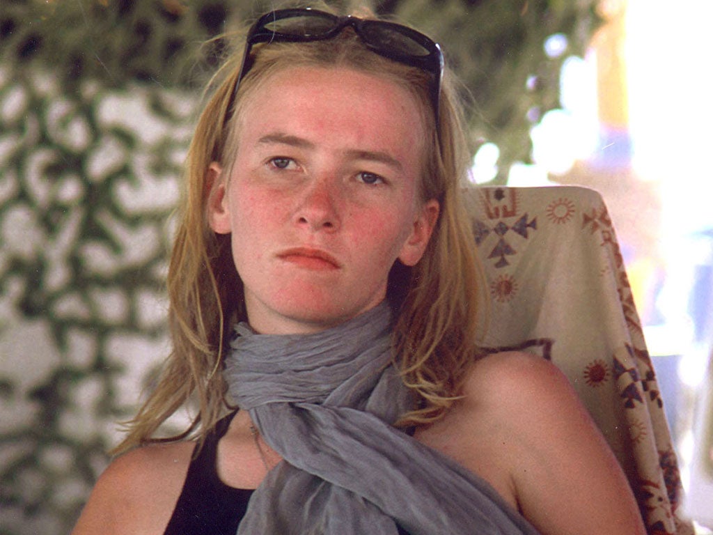 Peace activist Rachel Corrie, who died during a protest in Gaza in 2002