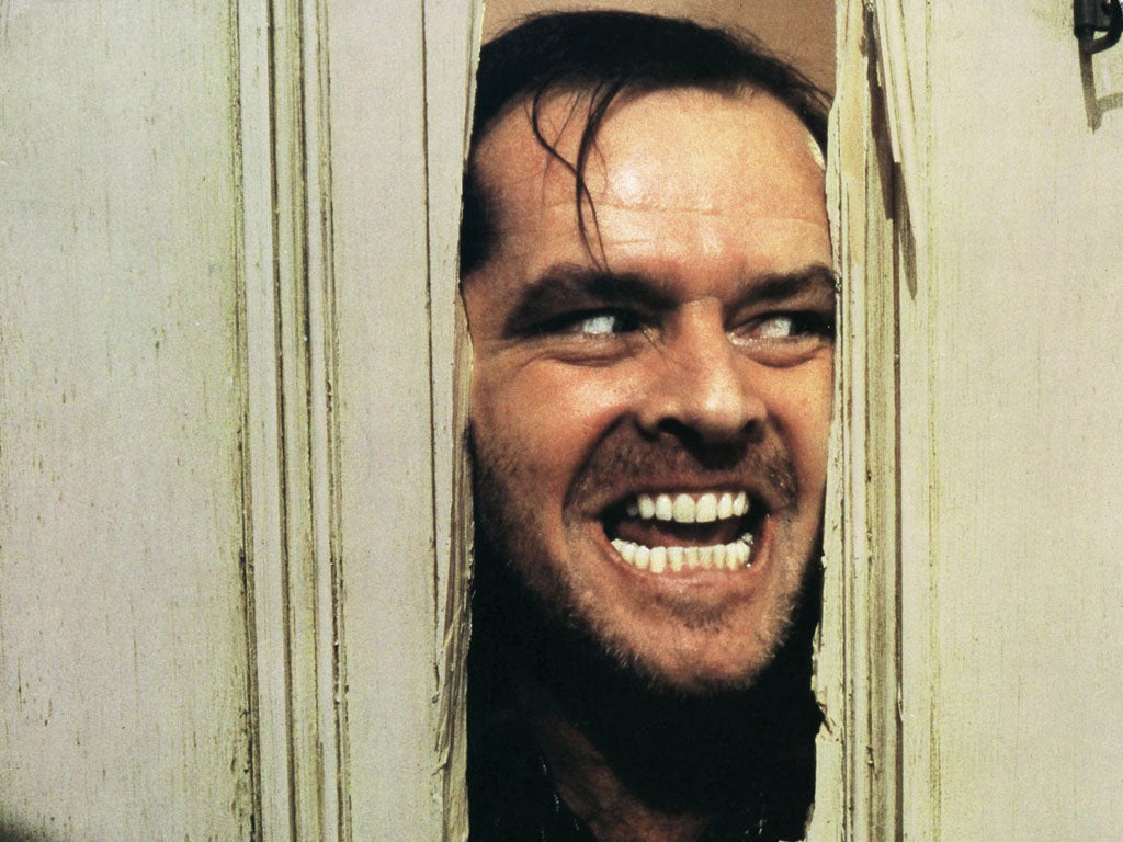 Jack Nicholson in terrifyingly good form in 'The Shining'