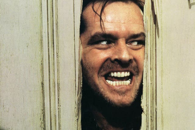 Jack Nicholson in terrifyingly good form in 'The Shining'