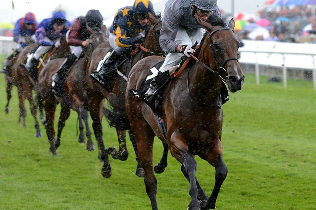 Richard Hughes makes all on Rosdhu Queen in the Lowther Stakes
