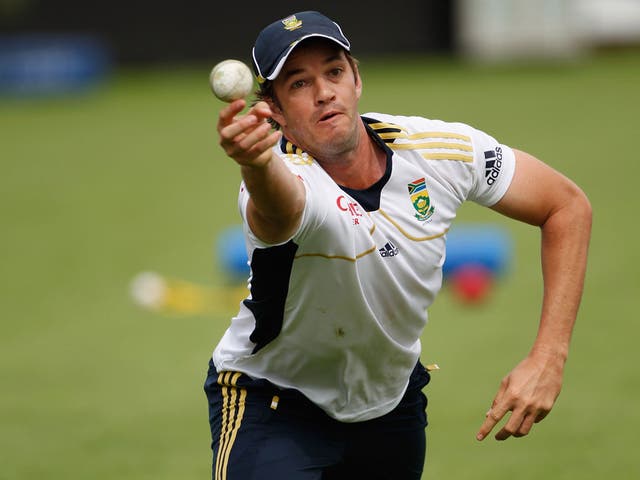 Albie Morkel enjoys catching practice at Sophia Gardens yesterday - we know South Africa will be a tough nut to crack again