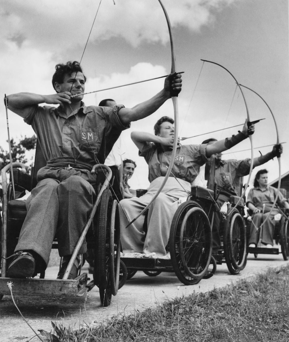 How the games began: attitudes have changed since the days of archery classes at Stoke Mandeville Hospital in 1948