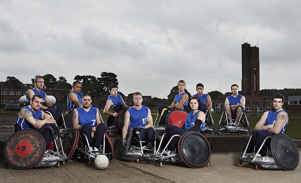 Paralympics Team GB: the wheelchair rugby squad