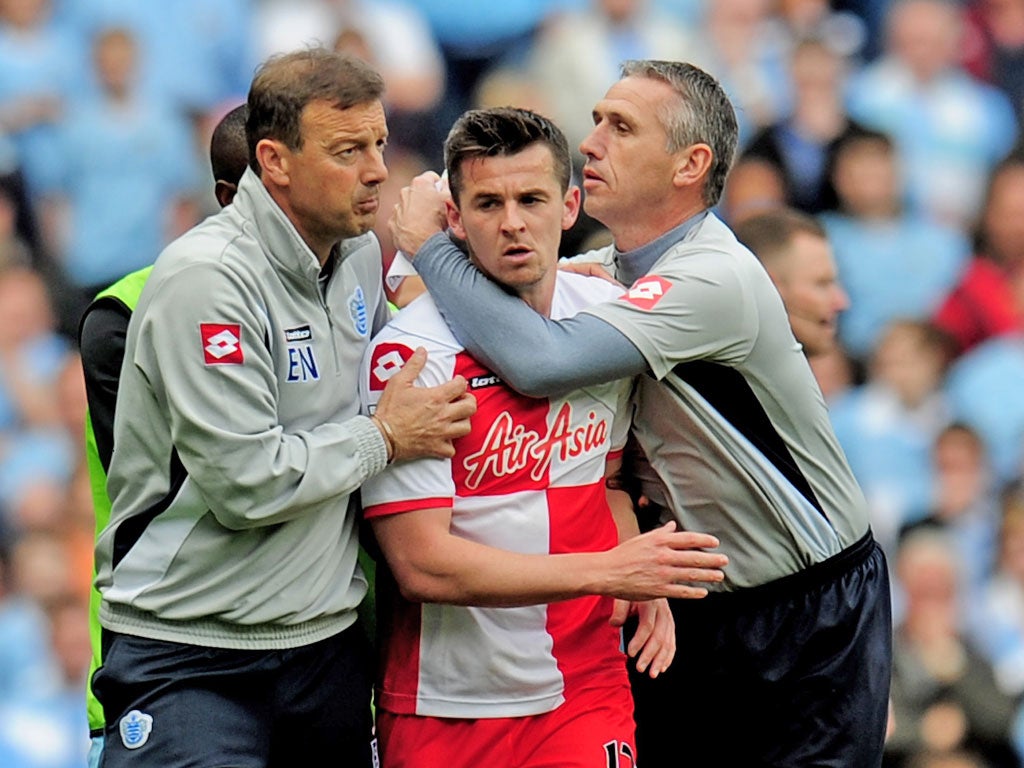 Joey Barton's minutes of madness against Manchester City on last season's final day landed him a 12-game ban
